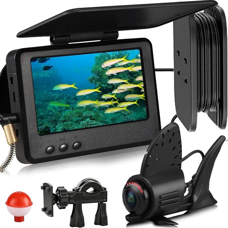 2026 Ice Fishing Camera – portable fish finder with IR night vision, f