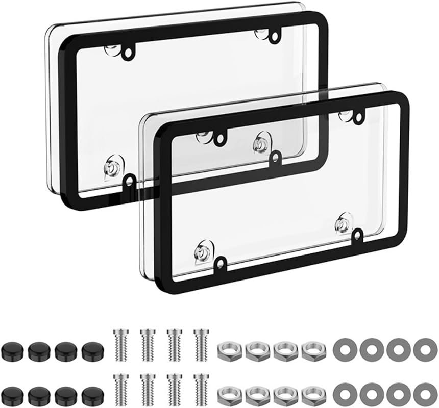 Anti‑Flock License Plate Camera Blocker Cover – Transparent Shield Pro