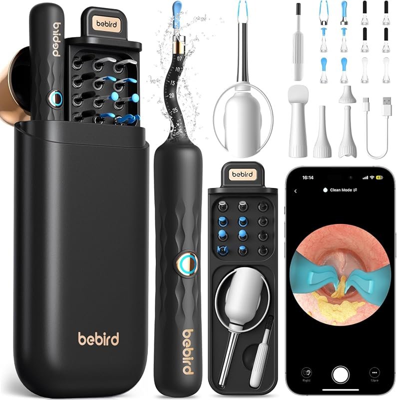 BEBIRD D39R Ear Wax Removal Camera with Protective Storage Case, Painl