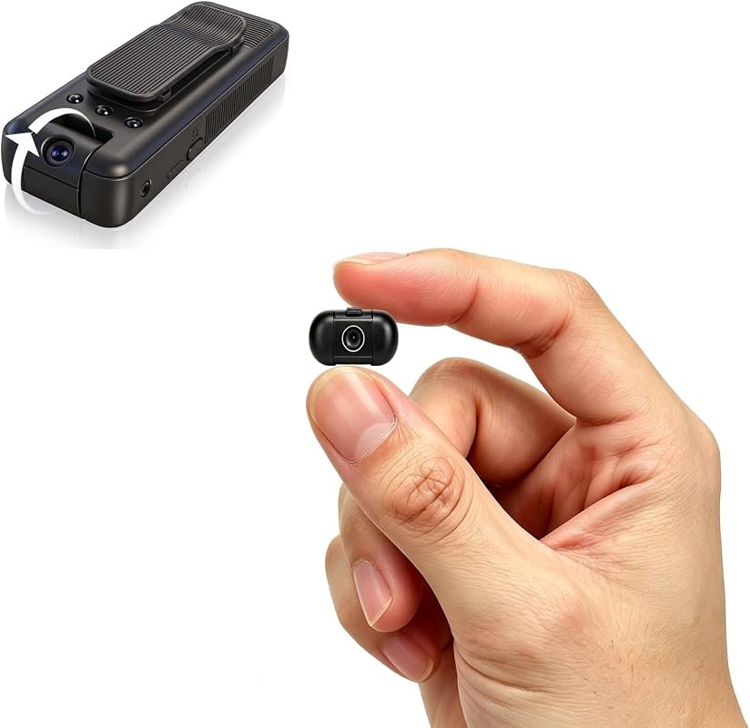 Mini Body Camera U1 Wearable Thumb Cam, Audio & Video Recording, 1080P