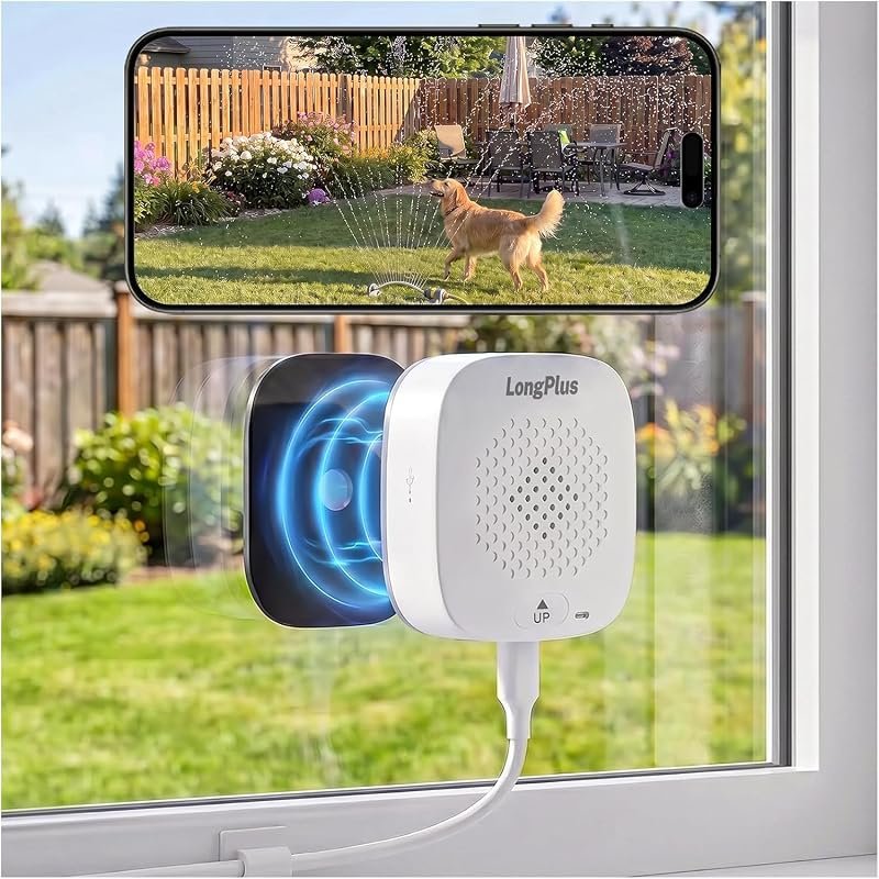 LongPlus 5MP 3K Window Security Camera featuring Safeview Night Vision