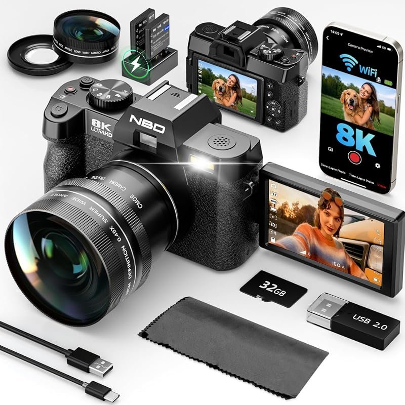 G‑Anica 8K Dual‑Lens Photography Kit with Two Interchangeable Lenses,