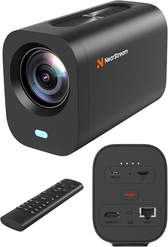 NearStream VM20 Pro 4K Streaming Camera with 1/2″ 50MP Sensor and 10× 