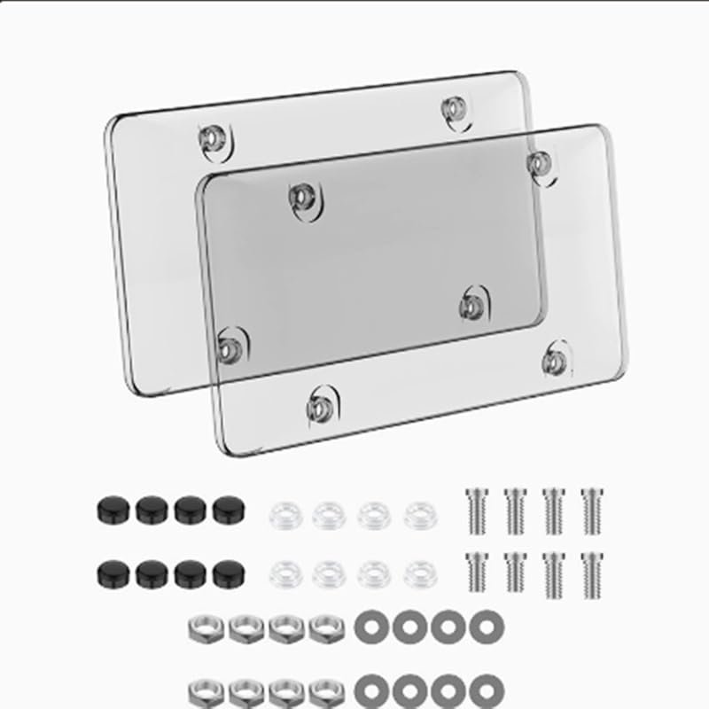 Premium License Plate Camera Blocker Protector – Clear, Durable Cover 